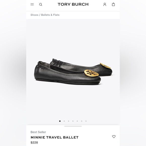Tory Burch Women's Minnie Travel Ballet Flats - Picture 7 of 7